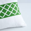 ZELLA PILLOW Green&White