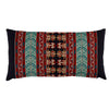 Vinka Embroidery Pillow Red & Black