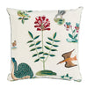 ROYAL SILK EMBROIDERY PILLOW Multi