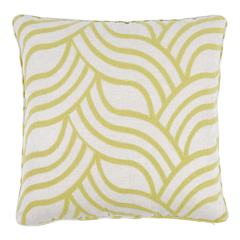 Sangomar Applique 22" Pillow Citron