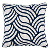 Sangomar Applique 22" Pillow Navy