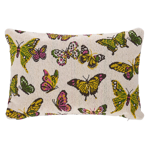 Butterfly Epingle Pillow Spring | Schumacher Pillows