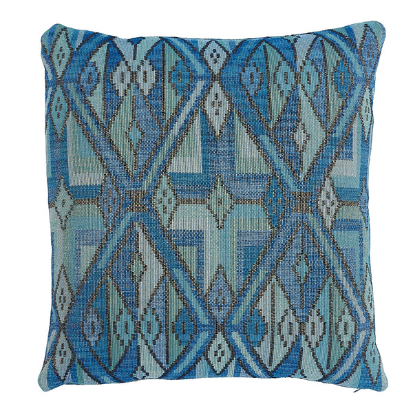 Kuzma 22" Pillow Blue | Schumacher Pillows