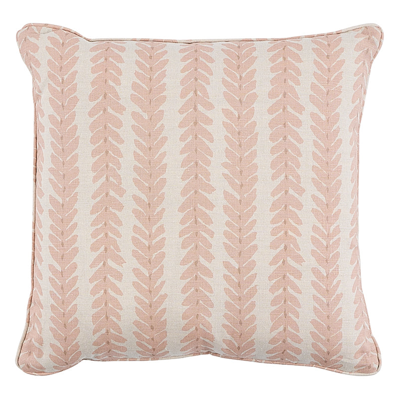 Woodperry 18" Pillow Pink & Natural