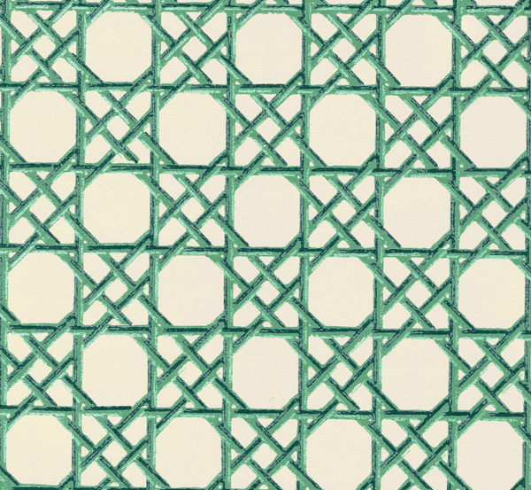 Fentucci Bamboo Lattice  - Classic Green
