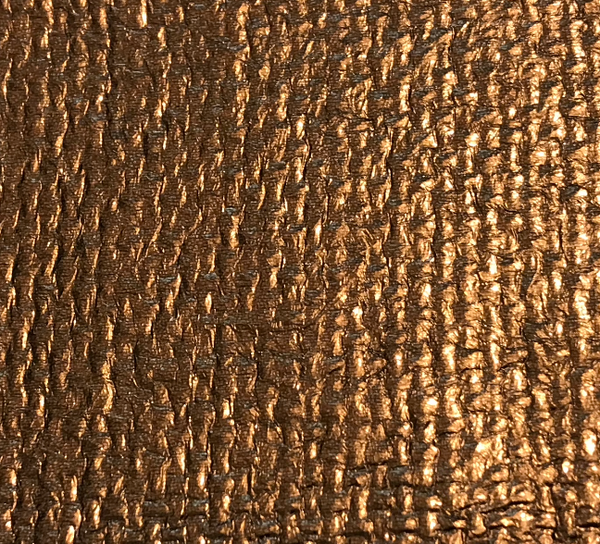 Sharon Metallic Weave Wallpaper - Bronze | Glitter Walls