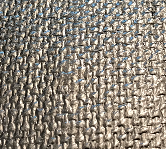 Sharon Metallic Weave - Silver | Glitter Walls