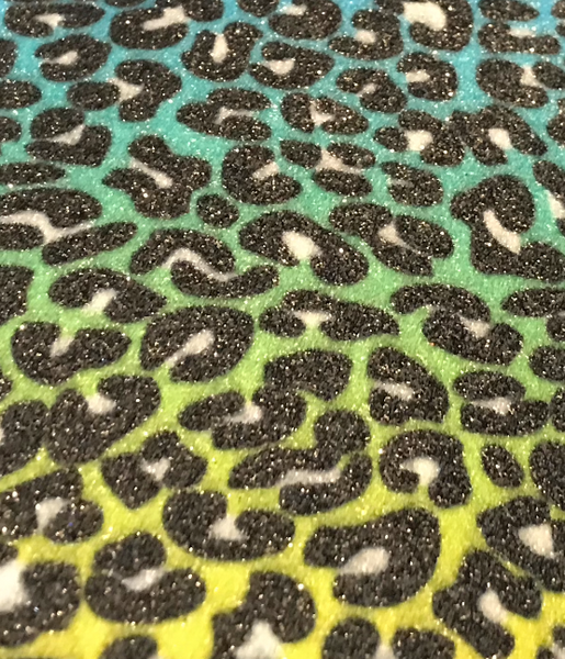 Leopard Glitter Wallpaper - Rainbow Multicolor | Glitter Walls