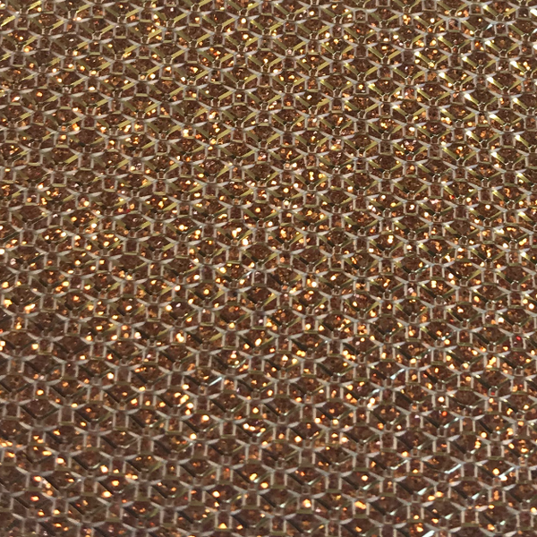 Metallic Threads Glitter Wallpaper - White/Gold/Copper | Glitter Walls