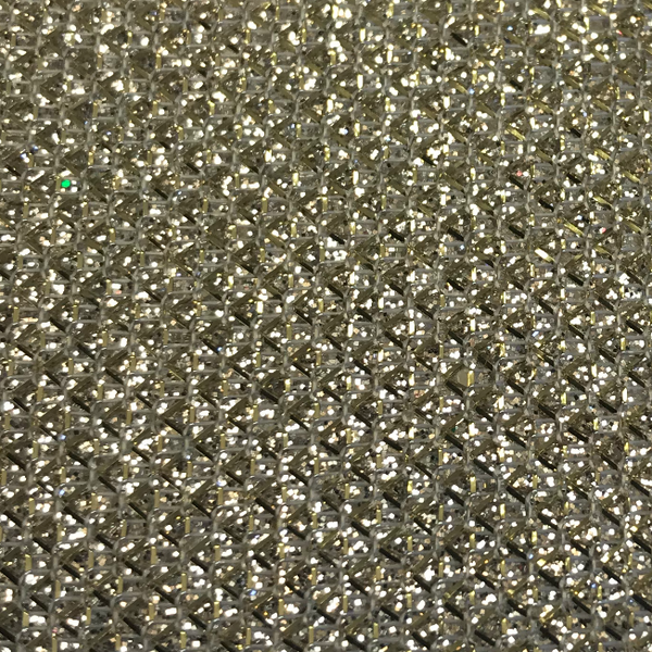 Metallic Threads Glitter Wallpaper - White/Gold/Champagne | Glitter Walls