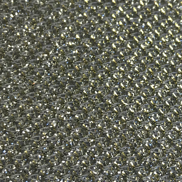 Metallic Threads Glitter Wallpaper - White/Gold/Silver | Glitter Walls