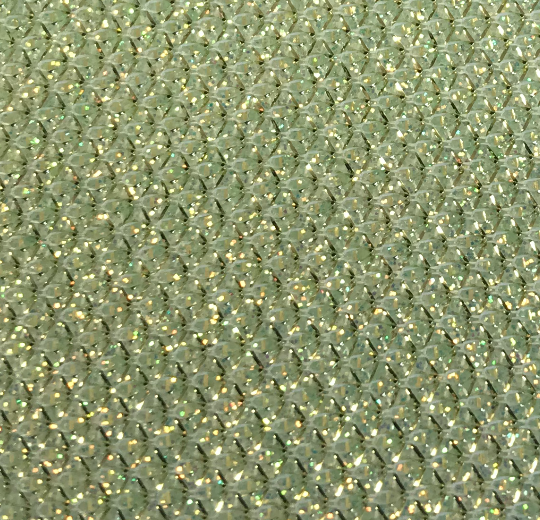 Metallic Threads Glitter - White/Gold/Disco Green | Glitter Walls