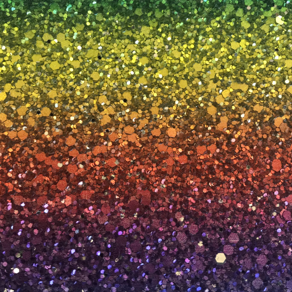 Ombre Glitter Wallpaper - Rainbow | Glitter Walls