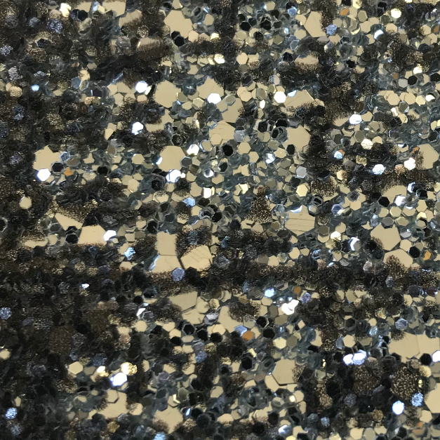 Grunge Glitter Wallpaper - Silver | Glitter Walls