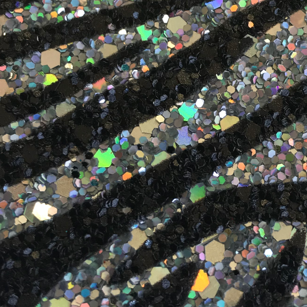 Zebra Glitter Wallpaper - Rainbow | Glitter Walls