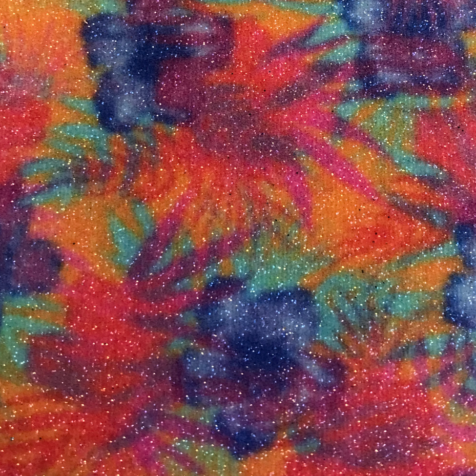 Floral Glitter Wallpaper - Multi Summer | Glitter Walls