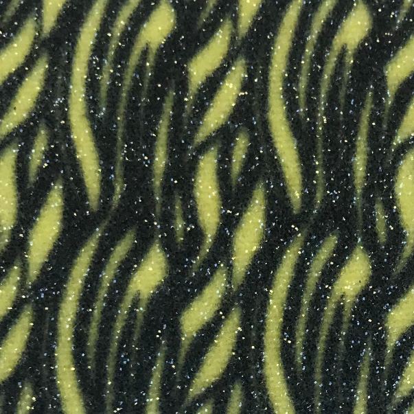 Funky Glitter Wallpaper - Black & Yellow | Glitter Walls