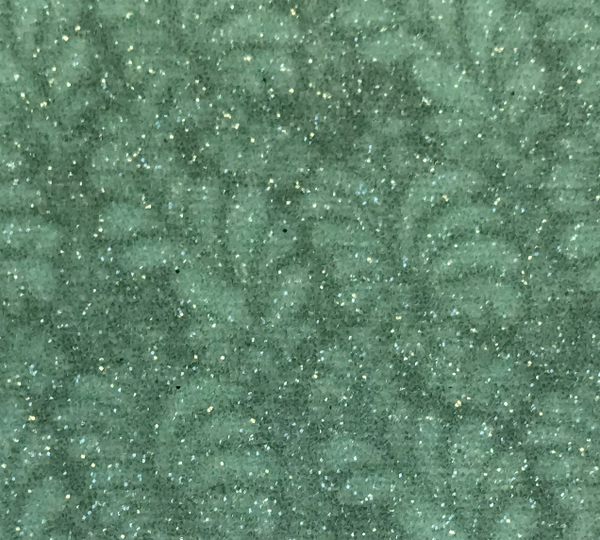 Leaf Glitter Wallpaper - Green | Glitter Walls