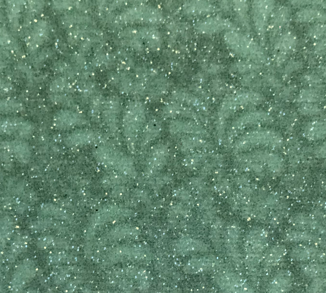 Leaf Glitter Wallpaper - Green | Glitter Walls