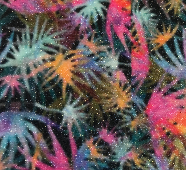 Tropical Glitter Wallpaper - Multi | Glitter Walls