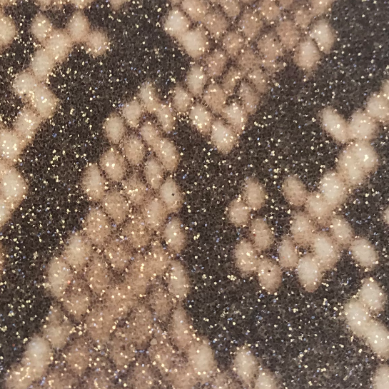 Snake Glitter Wallpaper - Brown | Glitter Walls