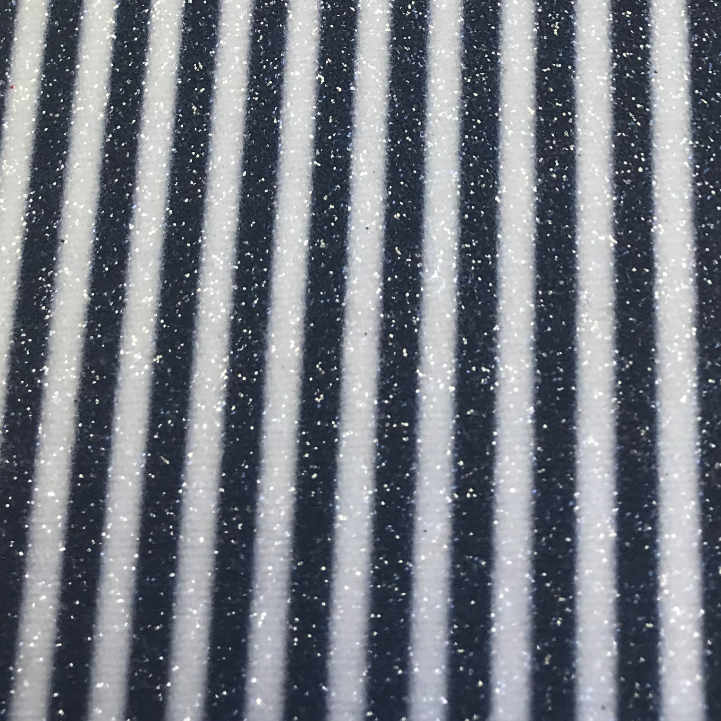 Stripe Glitter Wallpaper - Black & White | Glitter Walls