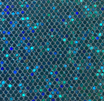 Fishnet Sequin Glitter Wallpaper - White Blue Hologram | Glitter Walls