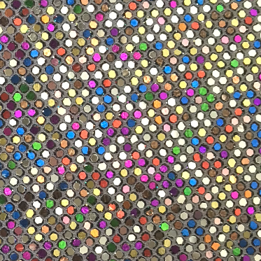 Fishnet Sequin Glitter Wallpaper - White Multi | Glitter Walls