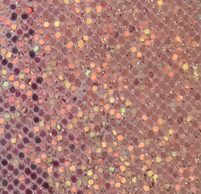 Fishnet Sequin Glitter Wallpaper - White Disco Pink | Glitter Walls