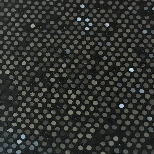 Fishnet Sequin Glitter Wallpaper - Black On Black | Glitter Walls