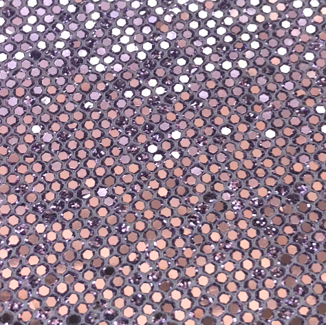 Fishnet Sequin Glitter Wallpaper - White Lavender | Glitter Walls