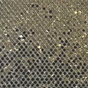 Fishnet Sequin Glitter Wallpaper - White Gold | Glitter Walls