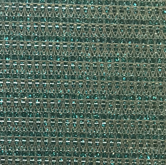 Glitter Threads Fabric Wallpaper - White Silver Sky Blue | Glitter Walls