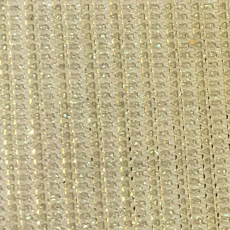 Glitter Threads Fabric Wallpaper - White Gold Iris | Glitter Walls