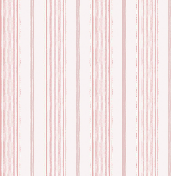 Laura Ashley Heacham Stripe Blush Wallcovering