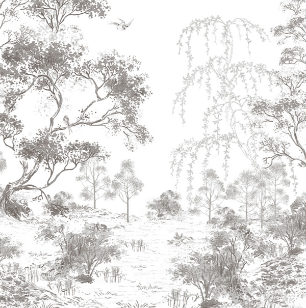 Laura Ashley Talbenny Mono Mural
