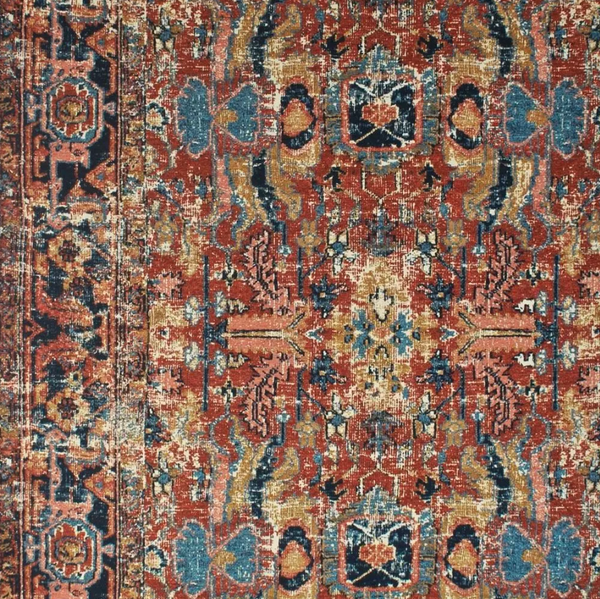 Old Taddington Jasper Brown Multi - Beige Fabric | Ralph Lauren