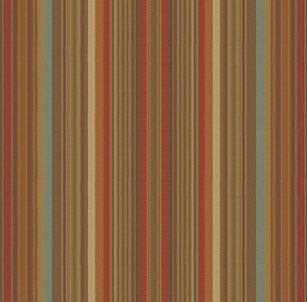 Santa Ysabel Stripe Clay Brown Multi - Beige Fabric | Ralph Lauren