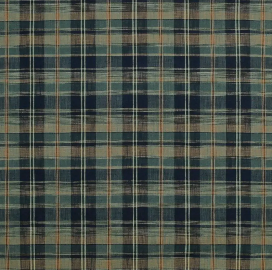 Ryokan Plaid - Indigo | Ralph Lauren Fabric