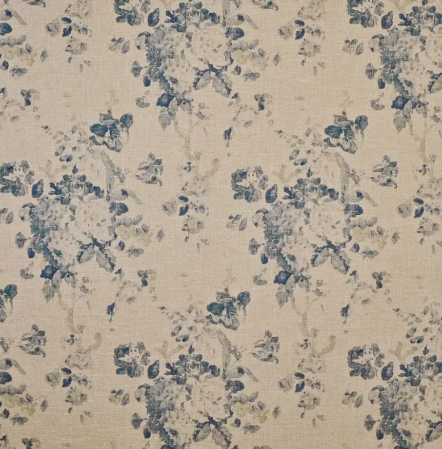 Jardin Floral - Artists Blue | Ralph Lauren Fabric