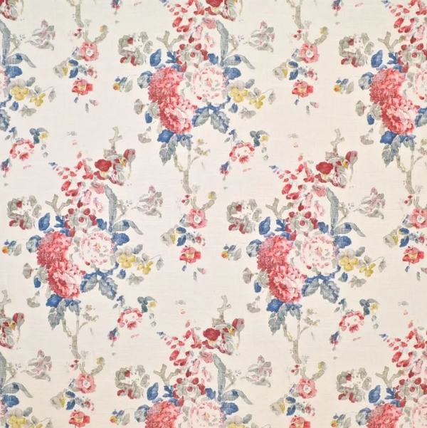 Jardin Floral Summer Canvas Multi - Off-White Fabric | Ralph Lauren
