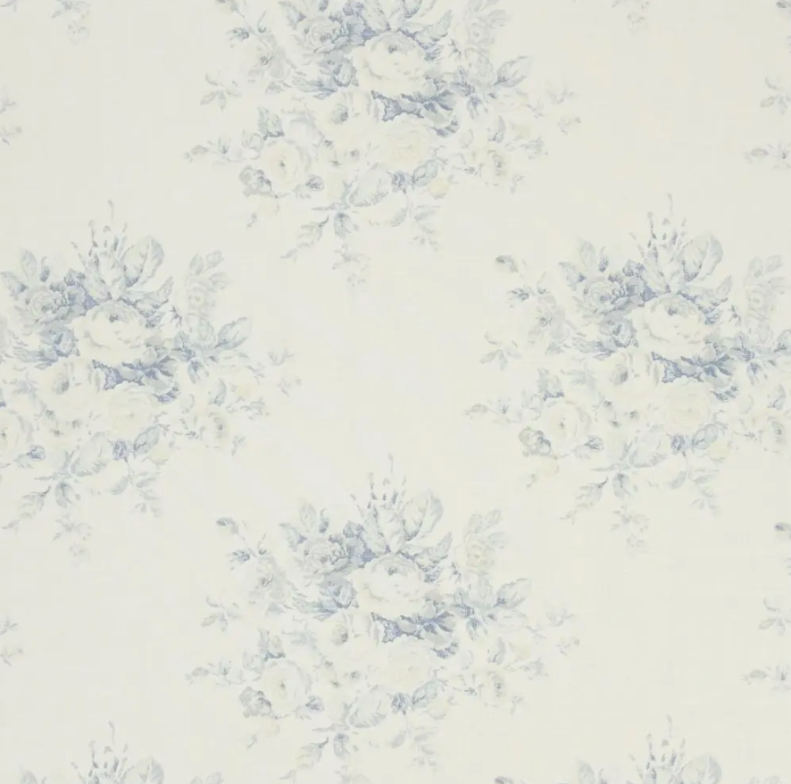 Wainscott Floral - Chambray | Ralph Lauren Fabric