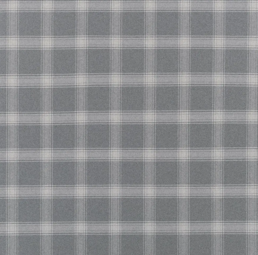 Doublebrook Plaid - Grey Flannel | Ralph Lauren Fabric