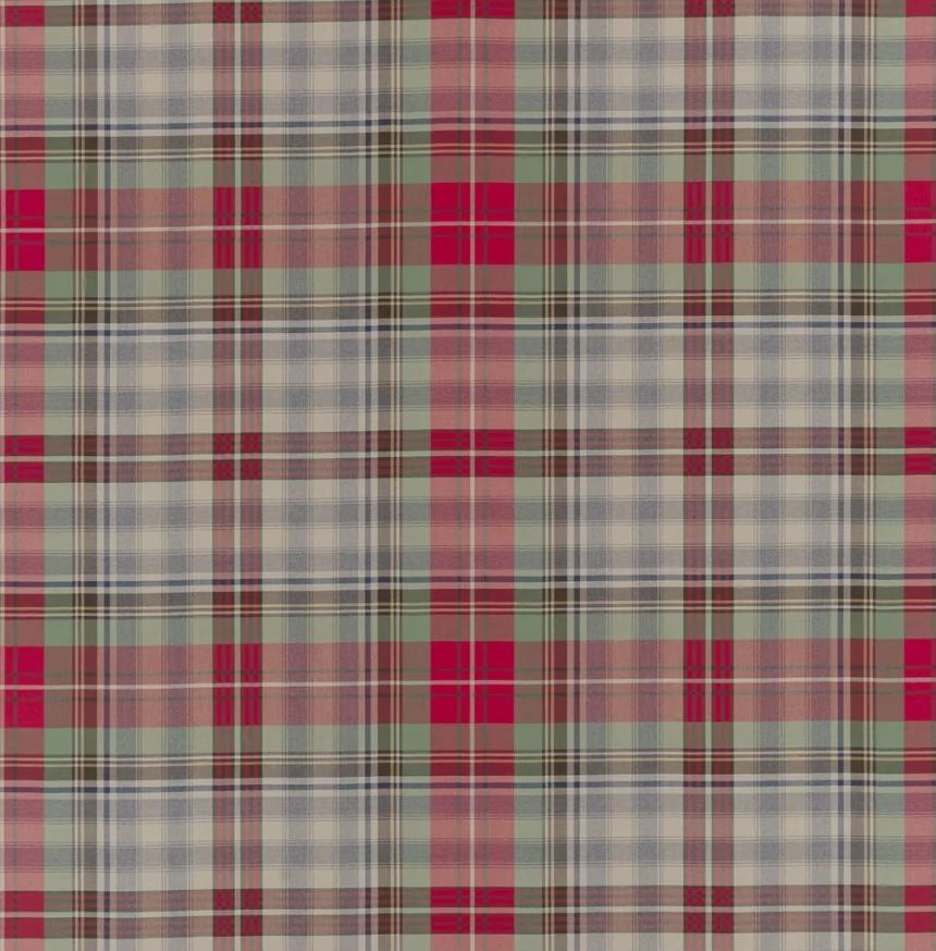 Glasglow Tartan - Vintage Red | Ralph Lauren Fabric