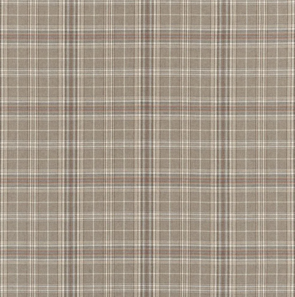 Hardwick Plaid Heather Multi - Taupe Fabric | Ralph Lauren
