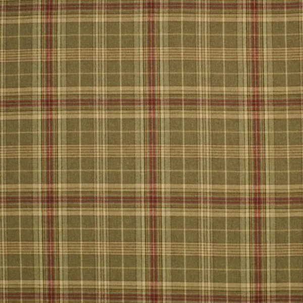 Hardwick Plaid Woodland - Olive Fabric | Ralph Lauren