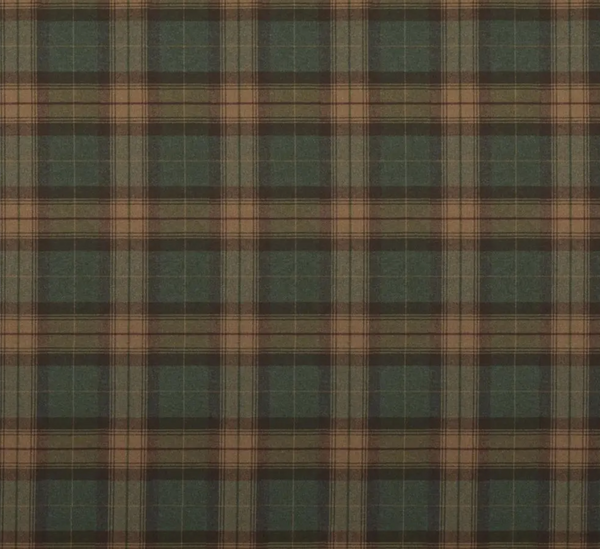 Barnfield Plaid Mallard - Dark Green Fabric | Ralph Lauren
