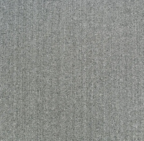 Stoneleigh Herringbone Black/Cream White - Gray Fabric | Ralph Lauren