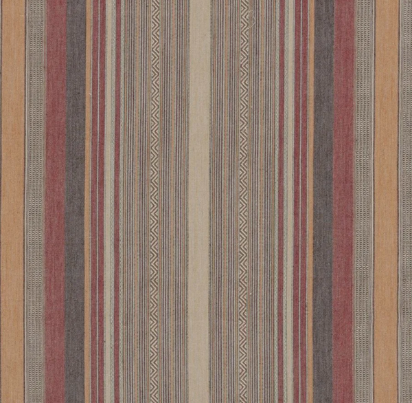 Mesa Stripe Clay Brown Multi - Beige Fabric | Ralph Lauren