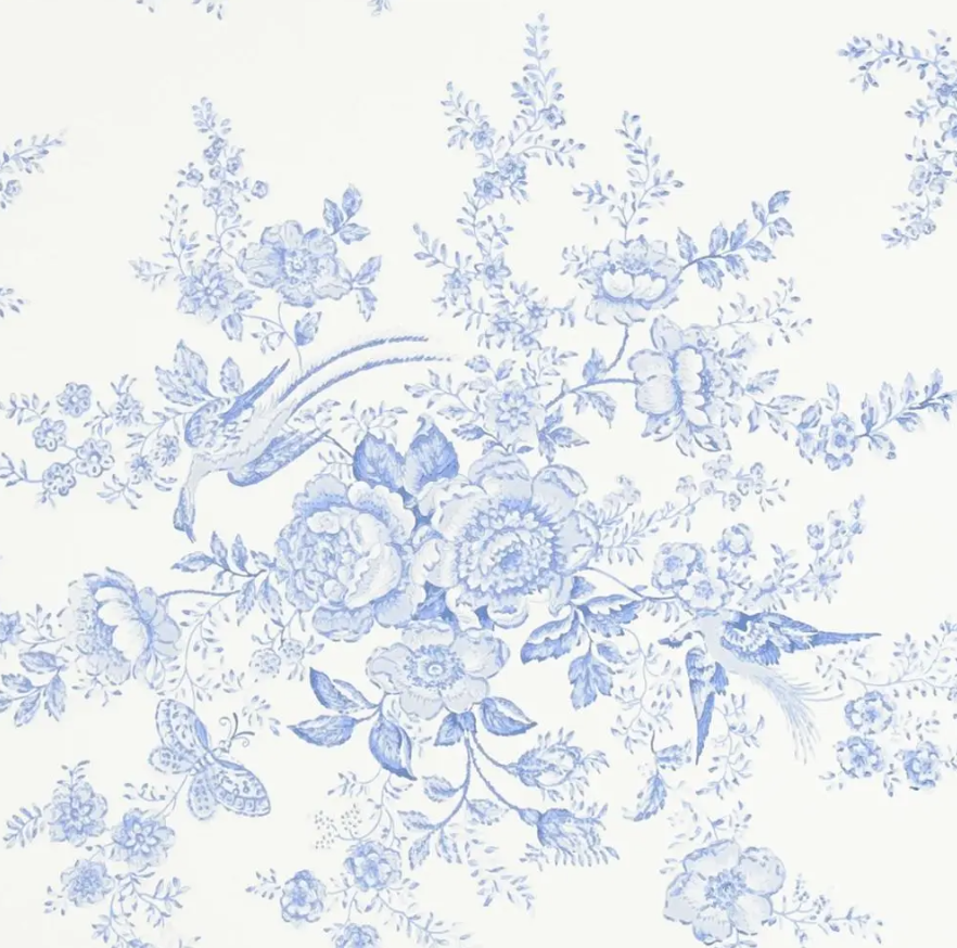 Vintage Dauphine  Porcelain Wallpaper |    Ralph Lauren
